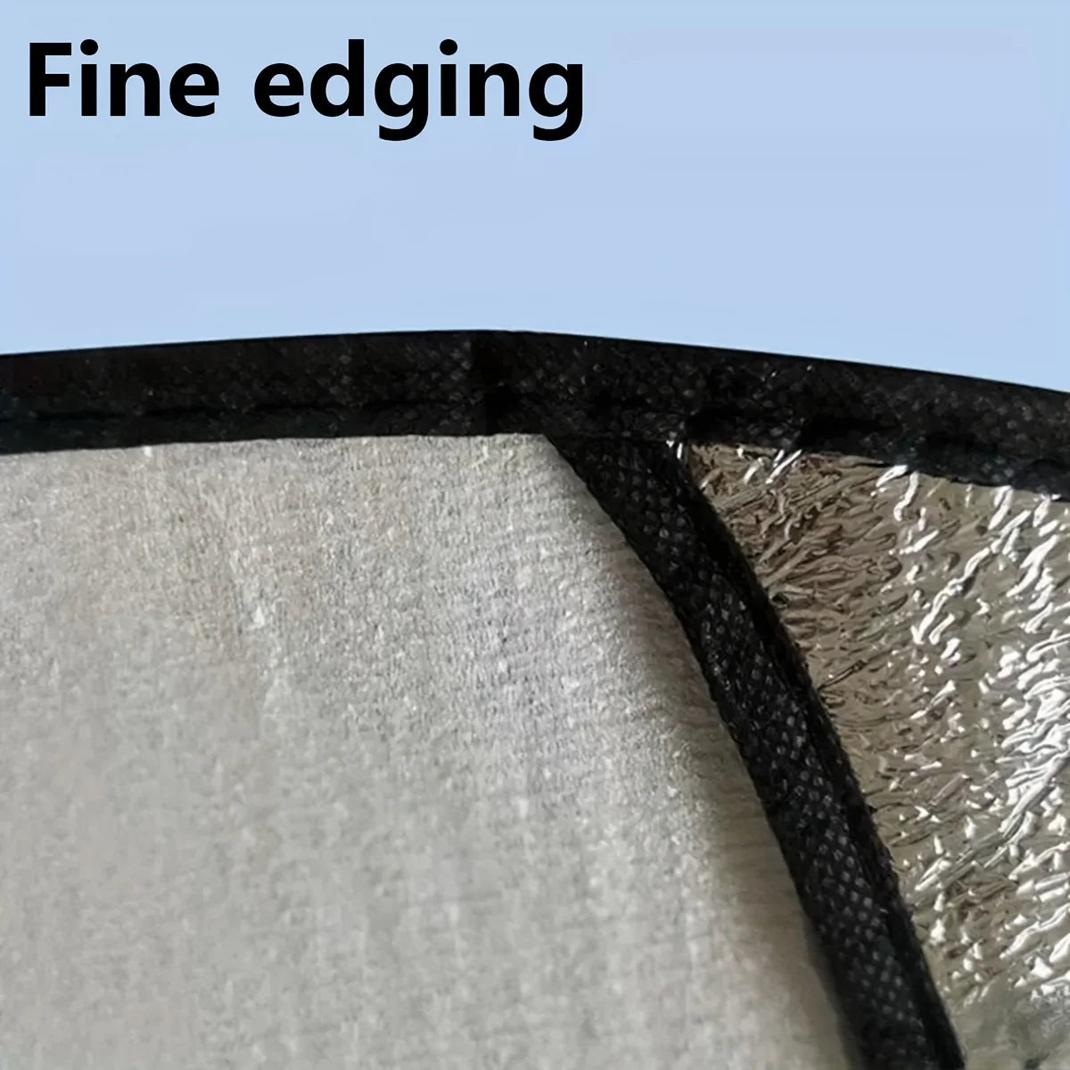 Car Steering Wheel Sun Shade Double Thick Sun Protection Foldable Anti-uv Sunscreen Car Supplies Car Steering Wheel Cover Silver
