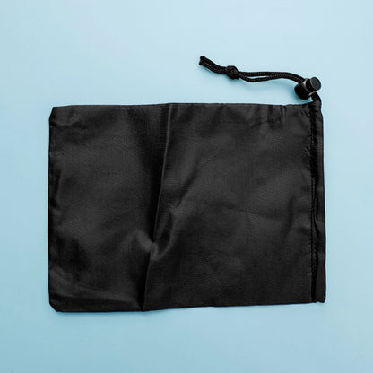 Waterproof Drawstring Bag Dustproof Black Polyester Bag Headset Data Cable Pouch Drawst Sporting Goods Pouch Organizer