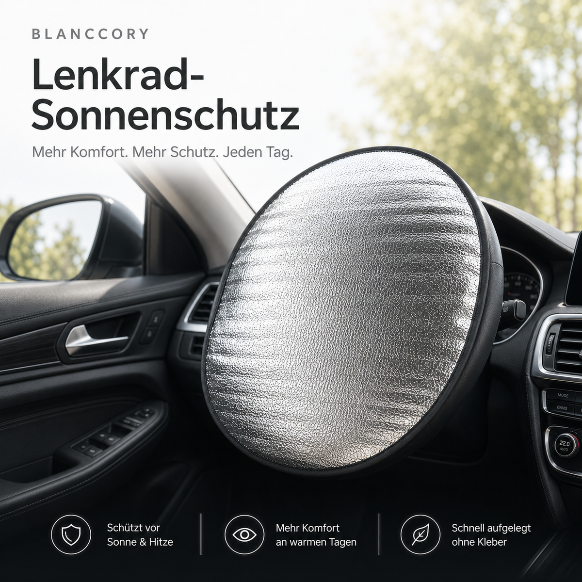 HaloShield kompakt verstaut