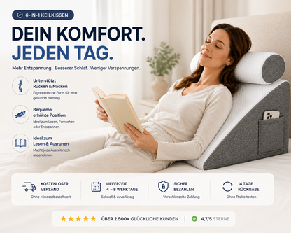 Blanccory Komfort Keilkissen