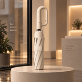 BLANCCORY Windguard – Automatik-Regenschirm mit Ringgriff