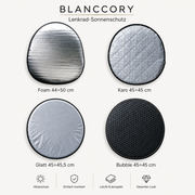 Blanccory Lenkrad-Sonnenschutz | Auto Sonnenschutz