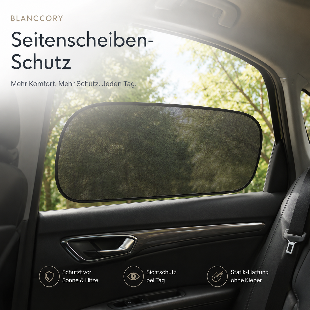 Blanccory Seitenscheiben-Schutz